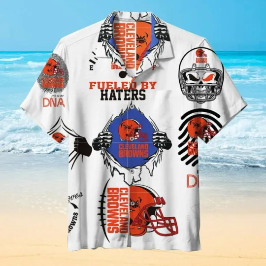 Discover Cleveland Football Haters Fuel Hawaiian, Gift For Fans, Gift For Friends
