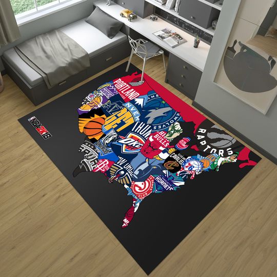 Discover Basketball Rug,Nba Team Rug,Nba Map Rug,Sport Rug,Kids Room Rug,Custom Rug,Hypebeast Rug,Area Rug,Personalized Rug,Unique Rug,Gift for her