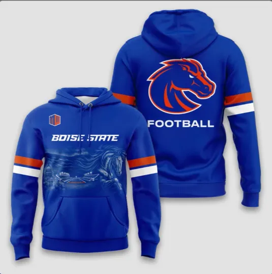 Discover 2025 Boise State Porch Of Idaho Hoodie 3D All Over Printed
