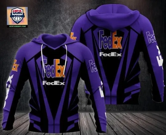 Fedex 3D All Over Printed Hoodie