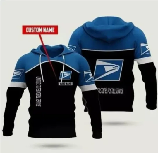 3D Postal Service Hoodie