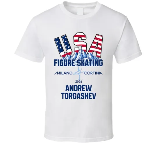 Discover Andrew Torgashev Figure Skating Milano Cortina 2026 Fan T Shirt