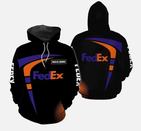 Fedex Hoodie 3d custom name