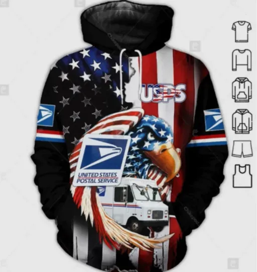 Discover Love Postal Service 3D All Over Printed Hoodie