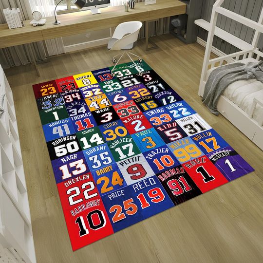 Discover Nba Players Rug,Basketball Rug,Sport Rug,Colorful Rug,Cool Rugs,Custom Rug,Hypebeast Rug,Area Rugs,Personalized Rug,Unique Rug,Gift for her