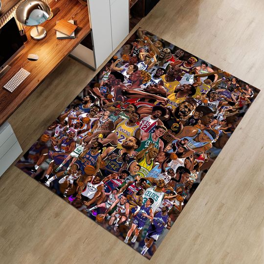 Discover Nba Players Rug, Legend Rug, Basketball Rug, Sport Rug, Popular Rug, Cool Rugs, Custom Rug, Hypebeast Rug, Area Rugs,Unique Rug,Gift for her