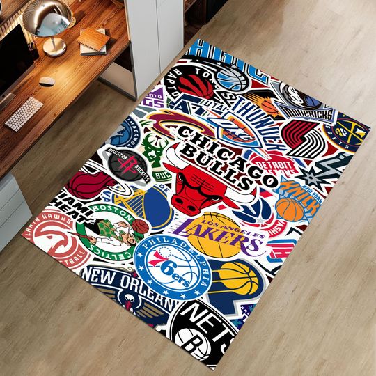 Discover Basketball Rug,Nba Team Rug,Boys Room Rug,Sport Rug,Cool Rugs,Custom Rug,Hypebeast Rug,Area Rug,Personalized Rug,Unique Rug,Gift for Her