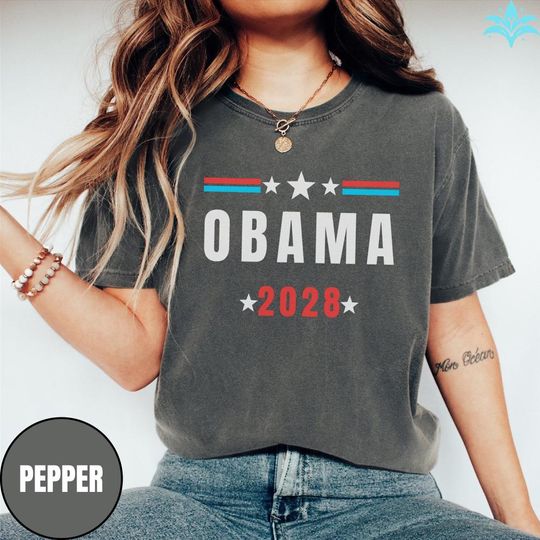 Discover Obama 2028 Election T-Shirt: Patriotic USA Political Tee