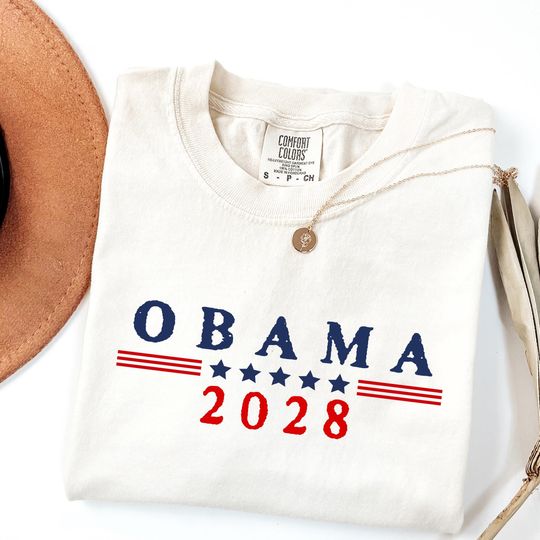 Discover Comfort Colors Obama 2028 Shirt, Anti Trump Shirt, Obama 2028 Let's Fix This Shirt, Anti Fascism Tee, Democrat Gift T-Shirt, Anti Maga Tee