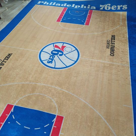 Discover 76ers Rug, Basketball Court Rug, Philadelphia Rug, NBA Rug, Teen Room Rug, My Favorite Team Rug, Christmas Gift, Popular Rug, Man Cave Rug