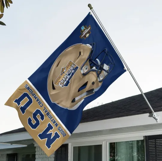 Discover Montanaa S Bobca-T National Champions 3D Double-Side House Flag 2025