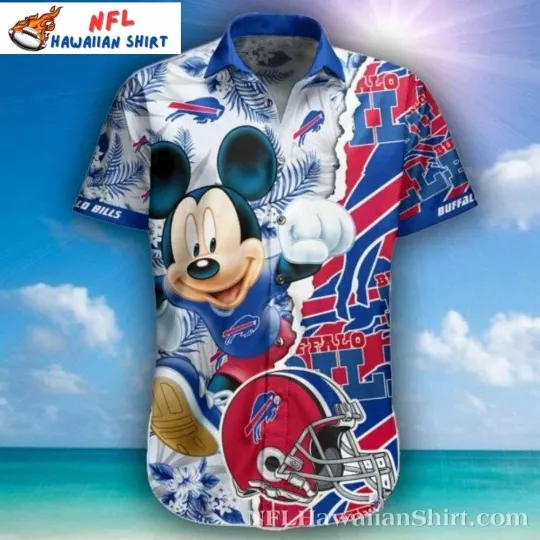 Discover Buffalo Football Mickey Mouse Aloha Hawaiian Shirt