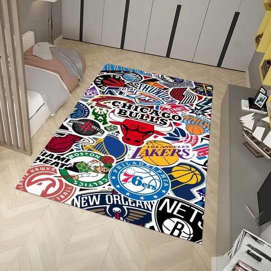 Discover Basketball Rug,Nba Team Rug,Boys Room Rug,Sport Rug,Cool Rugs,Custom Rug,Hypebeast Rug,Area Rug,Personalized Rug,Unique Rug,Gift for Her