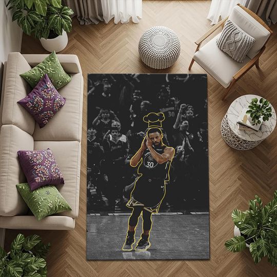 Discover Stephen Curry Rug, Night Night Curry Rug, Cheff Curry Rug, Player Theme Rug, Game Room Rug, Basketball Player Decor, Gift For Basketball Fan