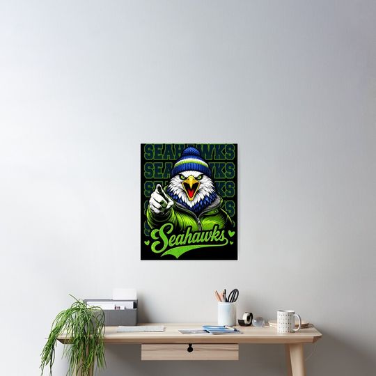 Seahawks Vertical Poster - Premium Matte Home & Living Art