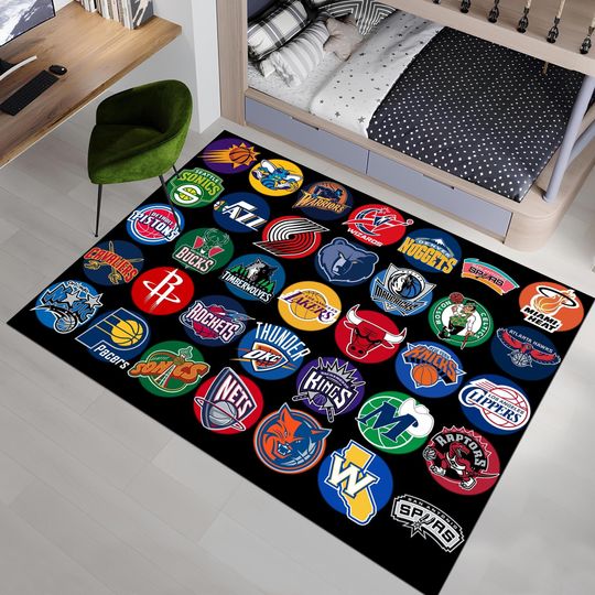 Discover Basketball Rug,Nba Team Rug,Boys Room Rug,Sport Rug,Kids Room Rug,Custom Rug,Hypebeast Rug,Area Rug,Personalized Rug,Unique Rug,Gift For Him