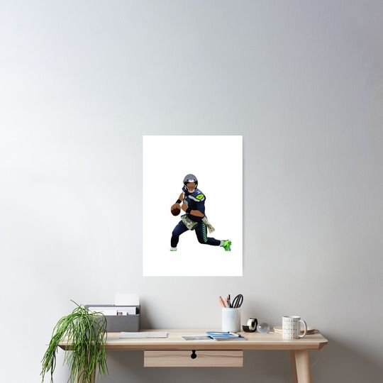 Discover Russell Wilson Vertical Matte Poster