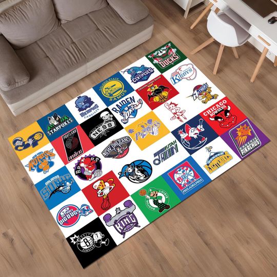 Discover Nba Team Rug,Retro Game Rug,Basketball Rug,Sport Rug,Kids Room Rug,Custom Rug,Popular Rug,Area Rug,Personalized Rug,Unique Rug,Gift For Him