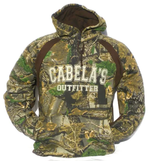 Cabela's Men's Outfitter Series Heavyweight Hoodie with Seclusion Camo