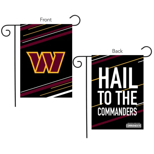 Briarwood Lane Washington Commanders Slogan football Licensed Garden Flag