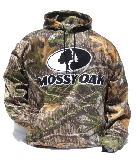 Discover Cabela's Men's Mossy Oak Obsession Quiet Performance Logo Fleece Hoodie