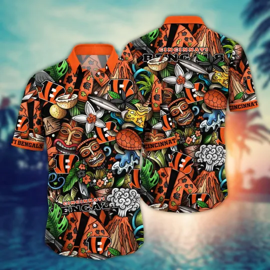 Discover Cincinnati Football Tropical Adventure Hawaiian, Gift For Fans, Gift For Friends