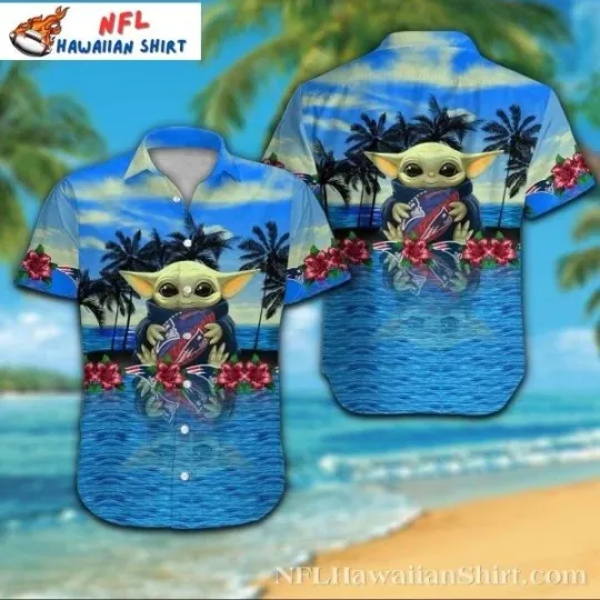 Discover New England Football  Tropical Hawaiian Shirt