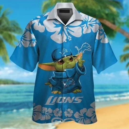 Discover football Detroit Tropical Hawaiian Shirt For Men And Women