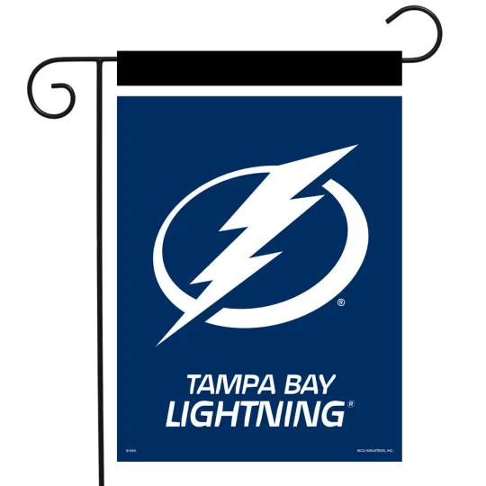 Discover Briarwood Lane Tampa Bay Lightning NHL Licensed Garden Flag