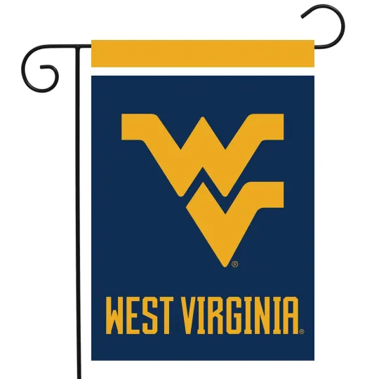 Discover Briarwood Lane West Virginia Mountaineers NCAA Licensed Garden Flag