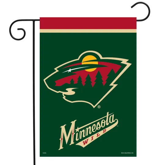 Discover Briarwood Lane Minnesota Wild NHL Licensed Garden Flag