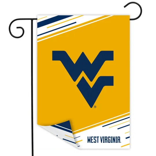 Discover Briarwood Lane West Virginia University NCAA Licensed Double-Sided Garden Flag