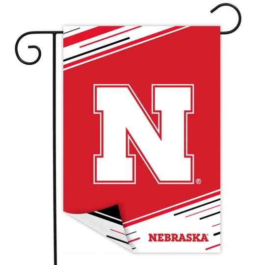 Briarwood Lane University of Nebraska NCAA Licensed Double-Sided Garden Flag