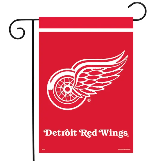 Discover Briarwood Lane Detroit Red Wings NHL Licensed Garden Flag