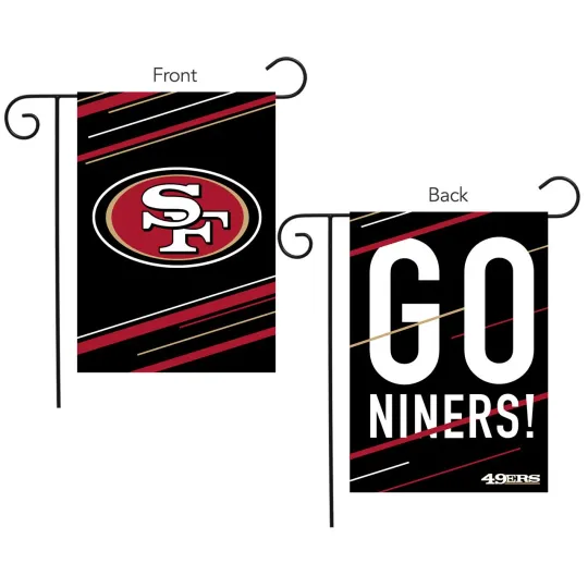 Briarwood Lane San Francisco 49ers Slogan football Licensed Garden Flag