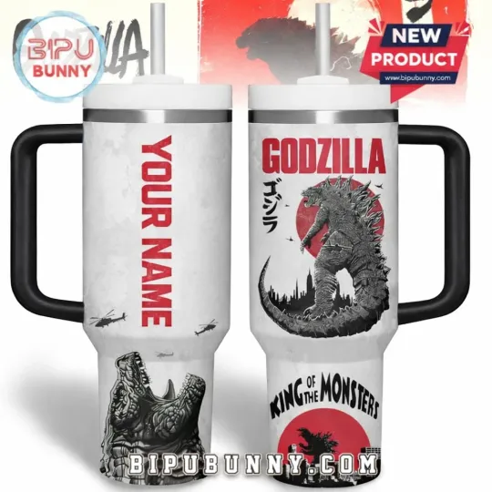 Discover god zilla King Of The Monsters Custom Name Tumbler 20Oz 30Oz 40Oz Coffee Cup
