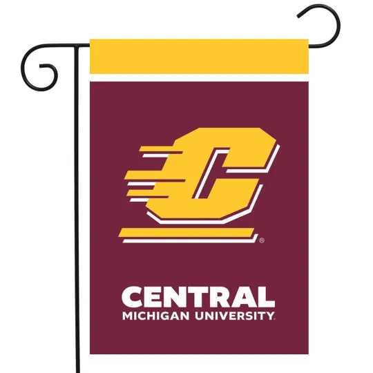 Discover Briarwood Lane Central Michigan University NCAA Garden Flag