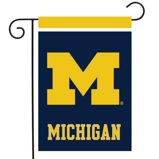 Discover Briarwood Lane Michigan Wolverines NCAA Licensed Garden Flag