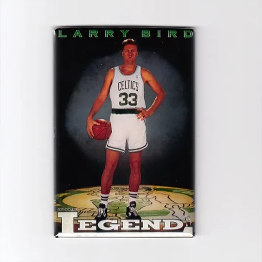 LARRY BIRD / LEGEND 2" x 3" POSTER FRIDGE MAGNET (costacos nba boston celtics)