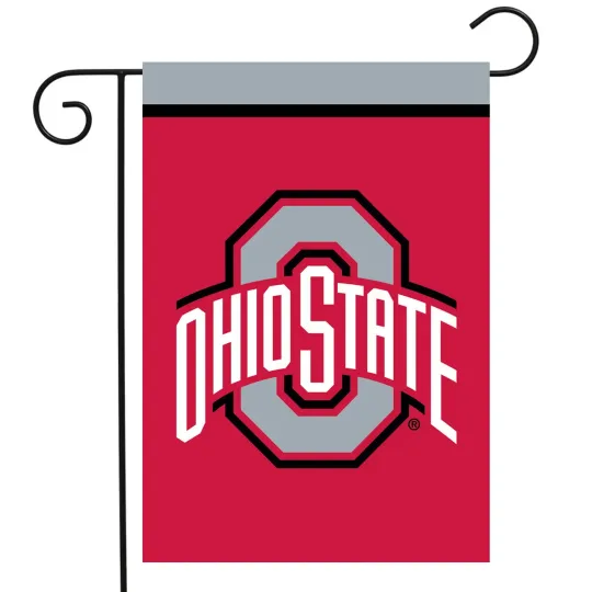 Discover Briarwood Lane Ohio State Buckeyes NCAA Licensed Garden Flag