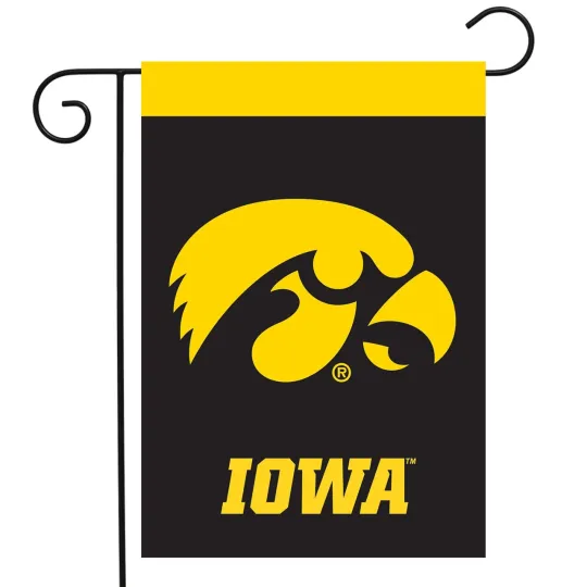 Briarwood Lane Iowa Hawkeyes NCAA Licensed Garden Flag