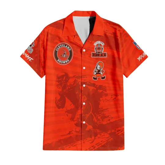 Discover Cleveland Football Team Brownss Hawaiian Shirt, Unisex Adults, Full Size S-5XL
