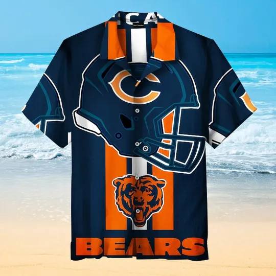 Discover Chicago Football Team Bearss Summer Hawaiian Shirt, Unisex Adults, Full Size S-5