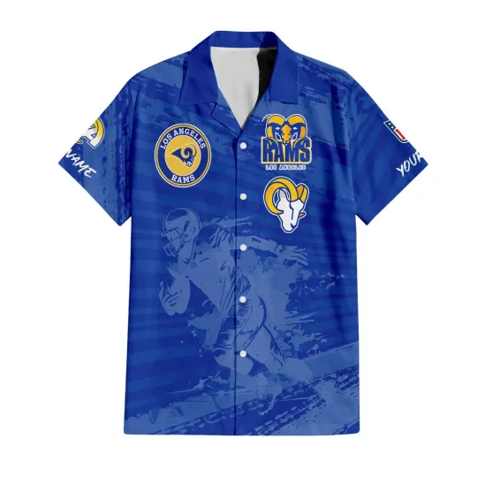 Discover Los Angeles Football Team Ramss Hawaiian Shirt, Unisex Adults, Full Size S-5XL