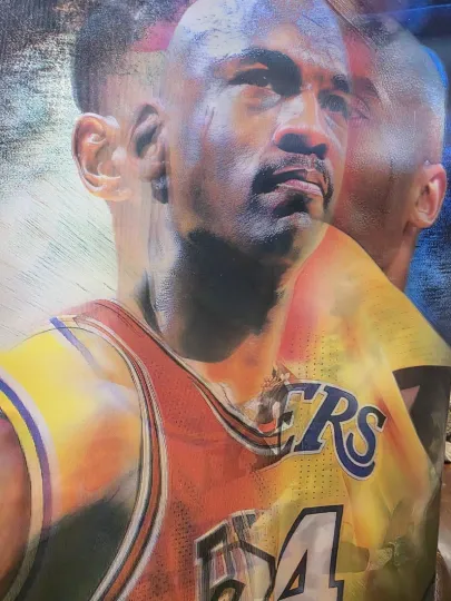 Discover NBA LEGENDS KOBE, LEBRON & MJ 3D LENICULAR POSTER 12X16