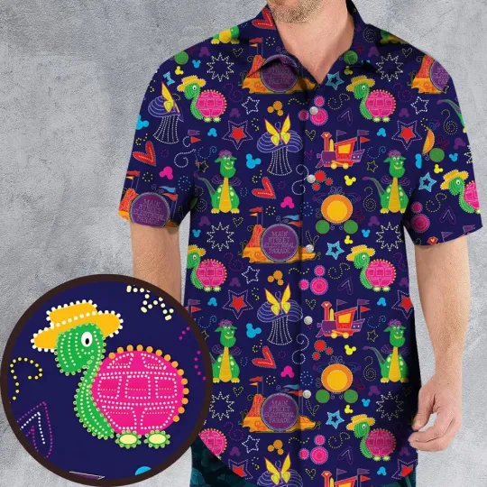 Discover Electrical Parade Hawaiian Shirt, Gift Fort Cartoon Lovers