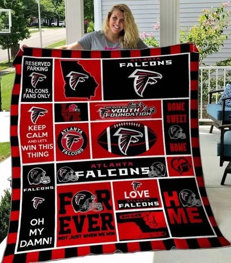 Atlanta Falcons Fleece Blanket Gift For Fan