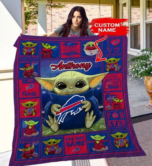 Buffalo Bills Fleece Blanket Gift For Fan