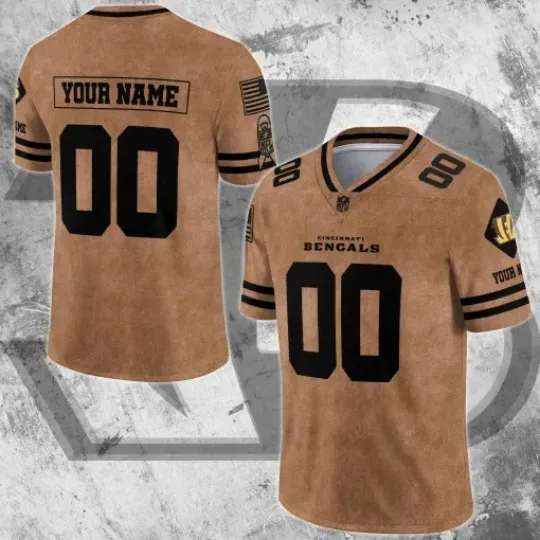 Discover Cincinnati Bengals Personalized V-neck Football Jersey Sport Gifts For Fan