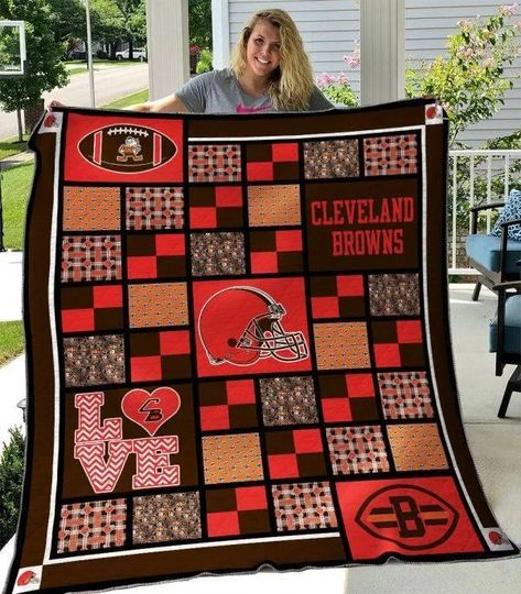 Cleveland Browns Fleece Blanket Gift For Fan